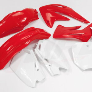 UFO KOMPLET PLASTIKÓW HONDA CR 85 '03-'17 KOLOR OEM (CZERWONY/BIAŁY) (HO109E999)