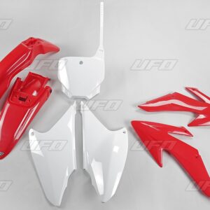 UFO KOMPLET PLASTIKÓW HONDA CRF 230 '08-'14 KOLOR OEM (CZERWONY/BIAŁY) (HO117E999)