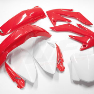 UFO KOMPLET PLASTIKÓW HONDA CRF 250R '08-'09 KOLOR OEM '08 (CZERWONY/BIAŁY) (HO112E999)