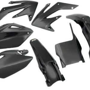 UFO KOMPLET PLASTIKÓW HONDA CRF 250R '11-'13, CRF 450R '11-'12 KOLOR CZARNY (HO114E001)