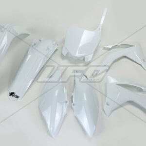 UFO KOMPLET PLASTIKÓW HONDA CRF 450R '13-'16, CRF 250R '14-'17 KOLOR BIAŁY(HO116E041)