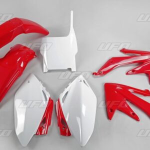 UFO KOMPLET PLASTIKÓW HONDA CRF 450 R '07 KOLOR OEM (CZERWONY/BIAŁY) (HO110E999)