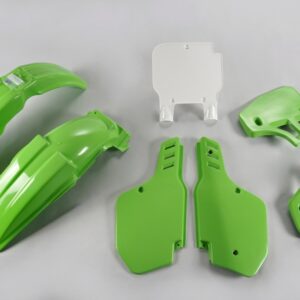 UFO KOMPLET PLASTIKÓW KAWASAKI KX 250 '89, KX 500 '89-'92 KOLOR OEM (ZIELONY/BIAŁY) (KA189E999)