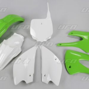 UFO KOMPLET PLASTIKÓW KAWASAKI KX 85 '01-'13 KOLOR OEM '13 (ZIELONY/BIAŁY) (KA218E999)
