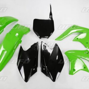 UFO KOMPLET PLASTIKÓW KAWASAKI KXF 250 '08 KOLOR OEM (ZIELONY/CZARNY) (KA210E999)