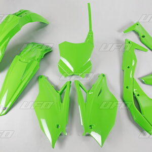 UFO KOMPLET PLASTIKÓW KAWASAKI KXF 250 '17 KOLOR ZIELONY (KA224E026)