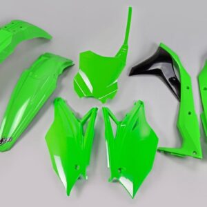 UFO KOMPLET PLASTIKÓW KAWASAKI KXF 250 '18-'20 KOLOR OEM '20 (ZIELONY/CZARNY) (KA225E999K)