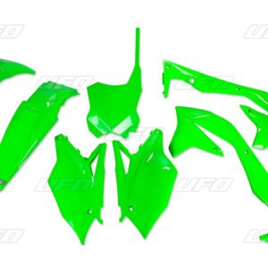UFO KOMPLET PLASTIKÓW KAWASAKI KXF 450 '16-'17 KOLOR ZIELONY FLUO (KA223AFLU)