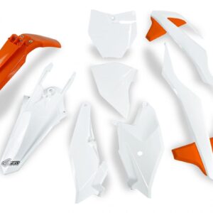 UFO KOMPLET PLASTIKÓW KTM SX 85 '18-'24 KOLOR OEM '20 (POMRAŃCZOWY/BIAŁY) (KT519E999X)