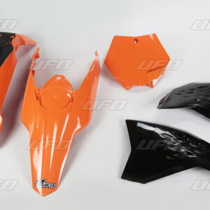 UFO KOMPLET PLASTIKÓW KTM SX/SXF '07-'10 KOLOR OEM (POMARAŃCZOWY/CZARNY) (KT506E999)