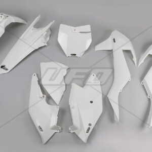 UFO KOMPLET PLASTIKÓW KTM SX/SXF '16-'18 ( Z WYJĄTKIEM SX 250 '16) KOLOR BIAŁY (KT517E047)