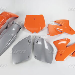 UFO KOMPLET PLASTIKÓW KTM SX / SXF '00 KOLOR OEM (POMARAŃCZOWY/GRAFITOWY) (KT500E999)