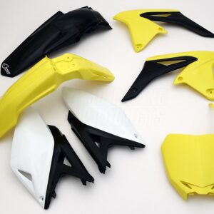 UFO KOMPLET PLASTIKÓW SUZUKI RMZ 250 '10-'18 KOLOR OEM '13 (ŻÓŁTY/CZARNY) (SU415E999)