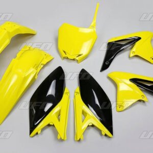 UFO KOMPLET PLASTIKÓW SUZUKI RMZ 250 '10-'18 KOLOR OEM '17 (ŻÓŁTY/CZARNY) (SU416E999K)