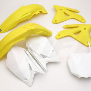 UFO KOMPLET PLASTIKÓW SUZUKI RMZ 450 '07 KOLOR OEM (BIAŁY/ŻÓŁTY) (SU408E999)
