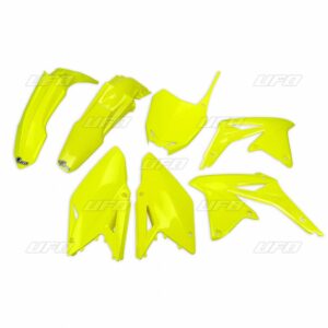 UFO KOMPLET PLASTIKÓW SUZUKI RMZ 450 '08-17 KOLOR ŻÓŁTY FLUO (SU417DFLU)