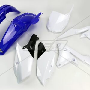 UFO KOMPLET PLASTIKÓW YAMAHA YZF 250 '14-'18, YZF 450 '14-'17 KOLOR OEM (NIEBIESKI/BIAŁY) (YA318E999)