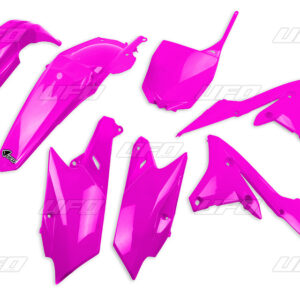 UFO KOMPLET PLASTIKÓW YAMAHA YZF 250 '14-'18, YZF 450 '14-'17 KOLOR RÓŻOWY FLUO (YA318P)