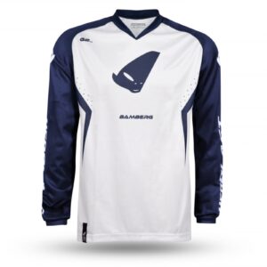 UFO KOSZULKA BAMBERG JERSEY CROSS KOLOR BIAŁY/NIEBIESKI ROZMIAR L
