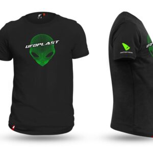 UFO KOSZULKA T-SHIRT KOLOR CZARNY ROZMIAR L 100% BAWEŁNY