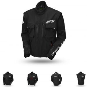 UFO KURTKA TAIGA ENDURO (ODPINANE RĘKAWY) KOLOR CZARNY ROZMIAR M - KOLEKCJA 2025/2026