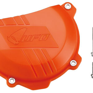 UFO OSŁONA POKRYWY SPRZĘGŁA KTM SXF 250 '13-'15, SXF 350 '11-'15, EXC 250 '13-'15, EXC 350 '12-'15, KOLOR POMARAŃCZOWY - WYPRZEDAŻ