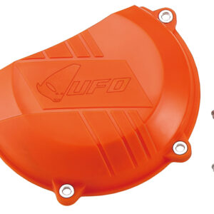 UFO OSŁONA POKRYWY SPRZĘGŁA KTM SXF 450 '13-'15, EXC 450 '13-'15, KOLOR POMARAŃCZOWY