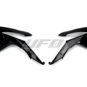 UFO OSŁONY CHŁODNICY HONDA CRF 250R '14-'17, CRF 450R '13-'16 KOLOR CZARNY - WYPRZEDAŻ