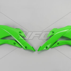 UFO OSŁONY CHŁODNICY KAWASAKI KX 85 '14-'21, KX 100 '14-'21 KOLOR ZIELONY