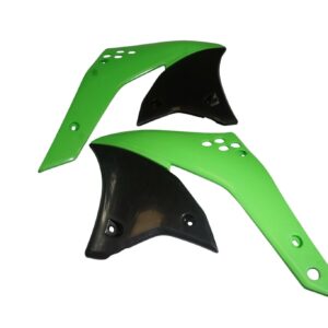 UFO OSŁONY CHŁODNICY KAWASAKI KX 85 '98-'13 KOLOR CZARNY/ZIELONY
