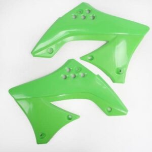 UFO OSŁONY CHŁODNICY KAWASAKI KXF 250 '09-'12 KOLOR ZIELONY
