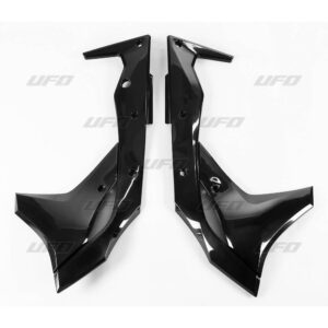 UFO OSŁONY CHŁODNICY KAWASAKI KXF 250 '17-'20 KOLOR CZARNY - WYPRZEDAŻ