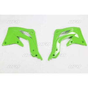 UFO OSŁONY CHŁODNICY KAWASAKI KXF 450 '12-'15 KOLOR ZIELONY