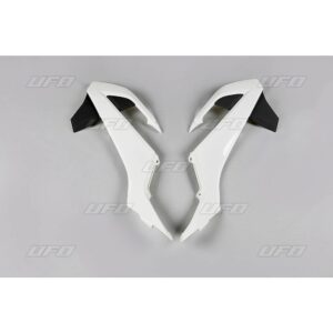 UFO OSŁONY CHŁODNICY KTM SX 65 '16-'22 KOLOR OEM '17 (BIAŁY/CZARNY)