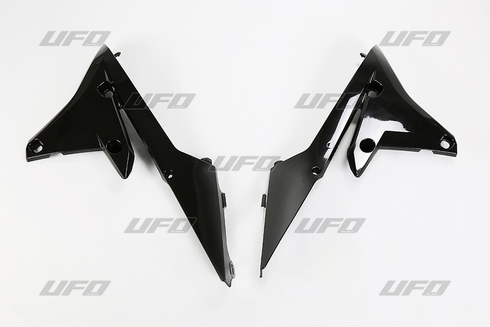 UFO OSŁONY CHŁODNICY YAMAHA YZF 250 '14-'18, YZF 450 '14-'17, WRF 250 '15-'19, WRF 450 '16-'18, KOLOR CZARNY - WYPRZEDAŻ