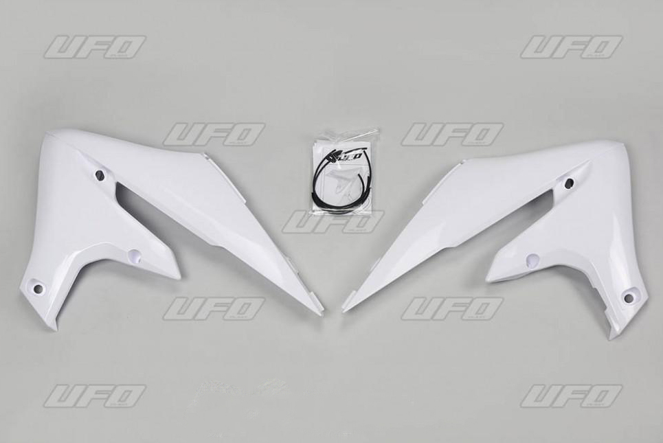 UFO OSŁONY CHŁODNICY YAMAHA YZF 250 '19-'22, WRF 250 '20-'25, YZF 450 '18-22, WRF 450 '19-'25 KOLOR BIAŁY