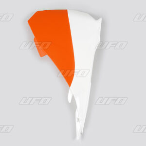 UFO OSŁONY FILTRA POWIETRZA KTM SX 85 '13-17 (1 SZT. LEWY) KOLOR OEM (BIAŁY/POMARAŃCZOWY)