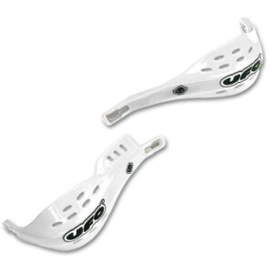 UFO OSŁONY RĄK (HANDBARY) ALU JUMPY KOLOR BIAŁY (Z MOCOWANIAMI 22MM) - WYPRZEDAŻ
