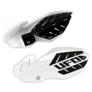 UFO OSŁONY RĄK (HANDBARY) FLAME HONDA CRF 250 '12-'17, CRF 450 '12-'16 KOLOR BIAŁY/CZARNY (Z MOCOWANIAMI) - ZASTĄPIONY PRZEZ PM01652041 + PM01678