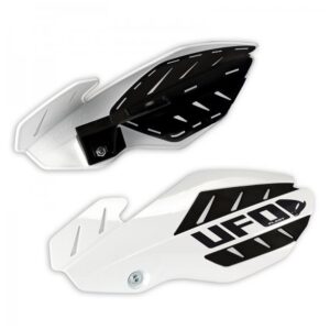 UFO OSŁONY RĄK (HANDBARY) FLAME HUSQVARNA TC 250 '14-'16, TE 250/300 '14-'16, FC '14-'15, FE '14-'16 KOLOR BIAŁY/CZARNY (Z MOCOWANIAMI) - ZASTĄPIONY PRZEZ PM01652041 + PM01678