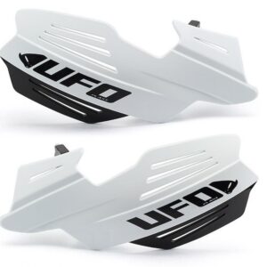 UFO OSŁONY RĄK (HANDBARY) VULCAN KOLOR BIAŁY/CZARNY (Z MOCOWANIAMI)