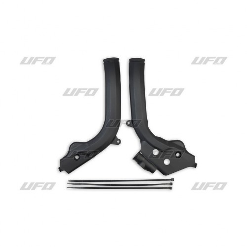 UFO OSŁONY RAMY HUSQVARNA TC 125/250 '19-22, FC 250/350/450 '19-22, TE 150/250/300 '20-22, FE 250/350/450/501 '20-22 KOLOR CZARNY