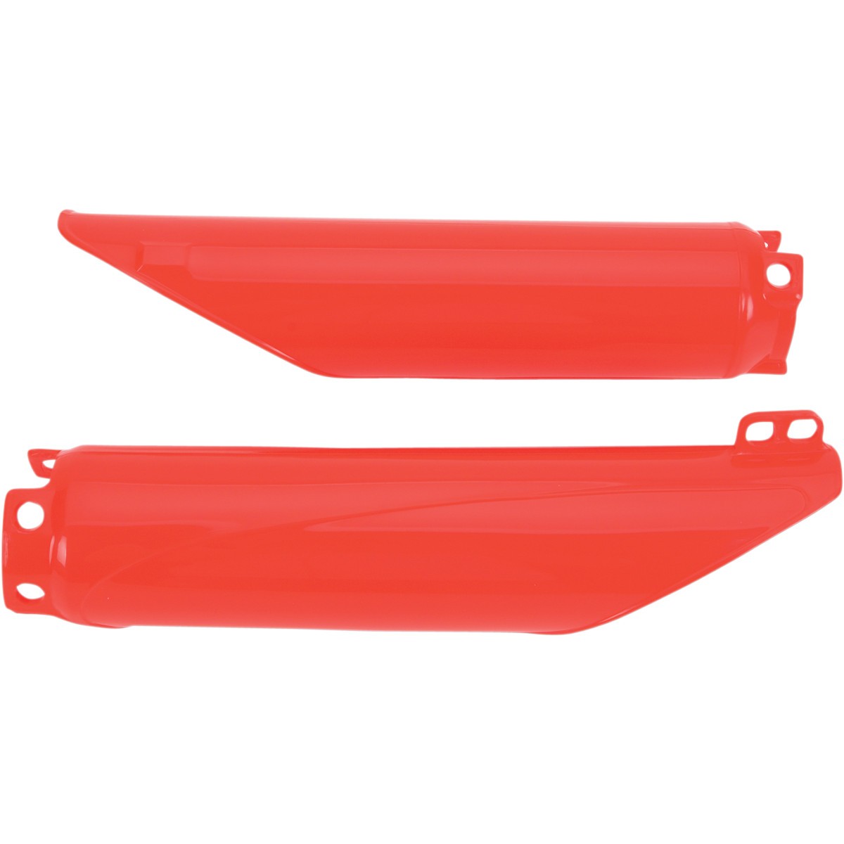 UFO OSŁONY TELESKOPÓW ( AMORTYZATORÓW ) PRZEDNICH HONDA CR 125/250/500 '98-'07, CRF 250R '04-'13, CRF 250X '02-'15, CRF 450R '02-'08, CRF 450X '05-'16 KOLOR CZERWONY (CR RED '92) - ZASTĘPUJE HO02647067