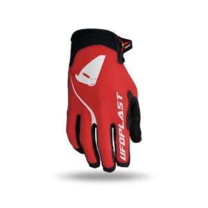 UFO RĘKAWICE SKYLINE KIDS MOTOCROSS KOLOR CZERWONY ROZMIAR L - KOLEKCJA 2025/2026