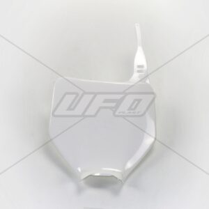 UFO TABLICA NA NUMER STARTOWY KAWASAKI KX 125/250 '03-'08, KXF 250 '04-'08, KXF 450 '06-'08 KOLOR BIAŁY - ZASTĘPUJE KA03763047 ORAZ KA03754047