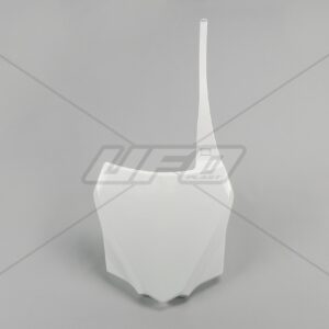 UFO TABLICA NA NUMER STARTOWY KAWASAKI KX 85 '14-'25, KX 100 '14-'21, KX 112 '22-'25 KOLOR BIAŁY