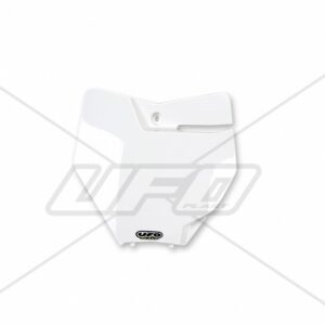 UFO TABLICA NA NUMER STARTOWY KTM SX/SXF '16-'18 (Z WYJĄTKIEM SX 250 '16) KOLOR BIAŁY