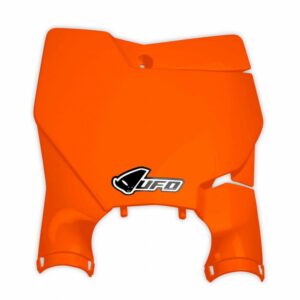 UFO TABLICA NA NUMER STARTOWY KTM SX/SXF 16-19 (Z WYJĄTKIEM SX 250 '16) KOLOR POMARAŃCZOWY FLUO (STADIUM Z OSŁONAMI AMORTYZATORÓW)