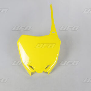 UFO TABLICA NA NUMER STARTOWY SUZUKI RMZ 250 '10-'18, RMZ 450 '08-'17, KOLOR ŻÓŁTY