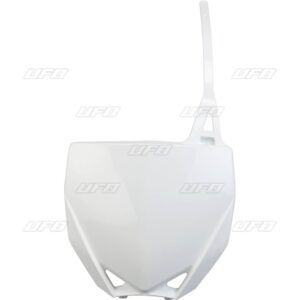 UFO TABLICA NA NUMER STARTOWY YAMAHA YZ 65 '19-'22 , YZ 85 '15-'25 KOLOR BIAŁY - ZASTĘPUJE YA04849046
